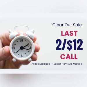 2/$12 Sale Bundle Sale Clearance Closet Clean Out